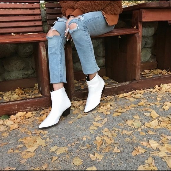 COPY - Faux Croc Ankle Booties - Picture 7 of 8